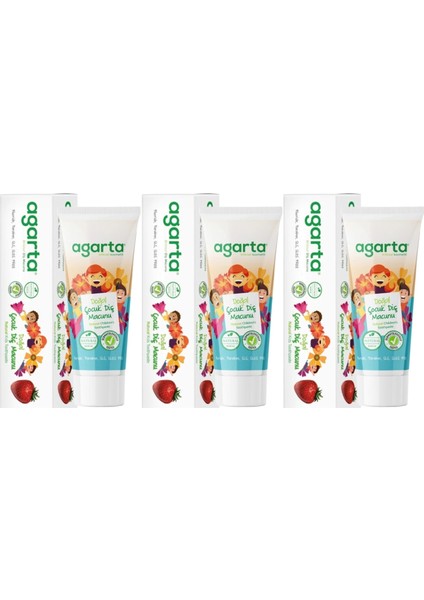 Doğal Diş Macunu 75ML Çocuk (3 Lü Set)