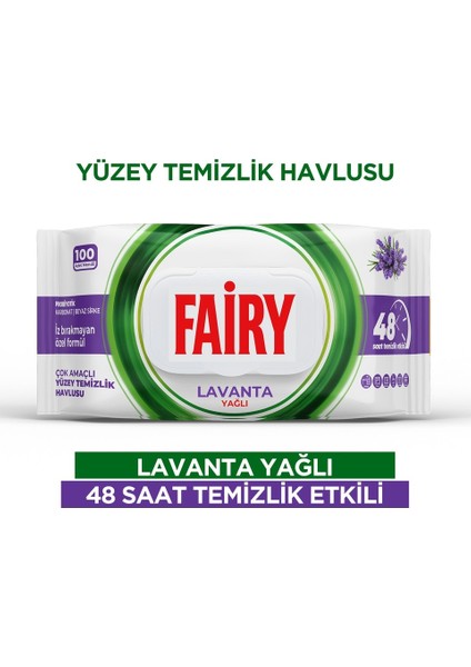 Yüzey Temizlik Havlusu 100 Yaprak Lavanta Yağlı - Beyaz Sirke - Karbonat (2 Li Set) 200 Yaprak modelleri