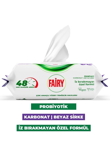 Yüzey Temizlik Havlusu 100 Yaprak Lavanta Yağlı - Beyaz Sirke - Karbonat (2 Li Set) 200 Yaprak fırsatları