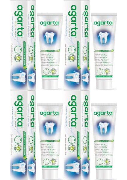 Doğal Diş Macunu 100ML Bitki Özlü (4 Lü Set)