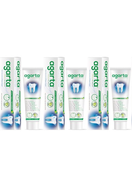 Doğal Diş Macunu 100ML Bitki Özlü (3 Lü Set)