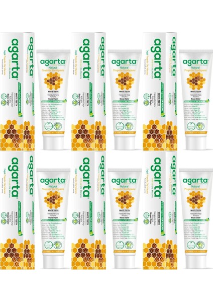 Doğal Diş Macunu 100ML Propolisli (6 Lı Set)