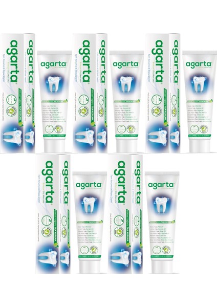 Doğal Diş Macunu 100ML Bitki Özlü (5 Li Set)