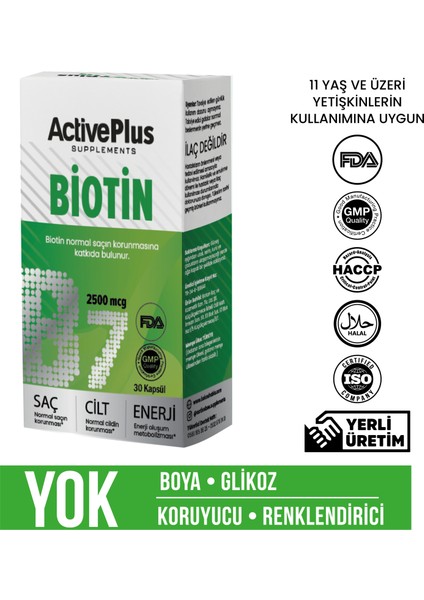 Biotin 30 Kapsül