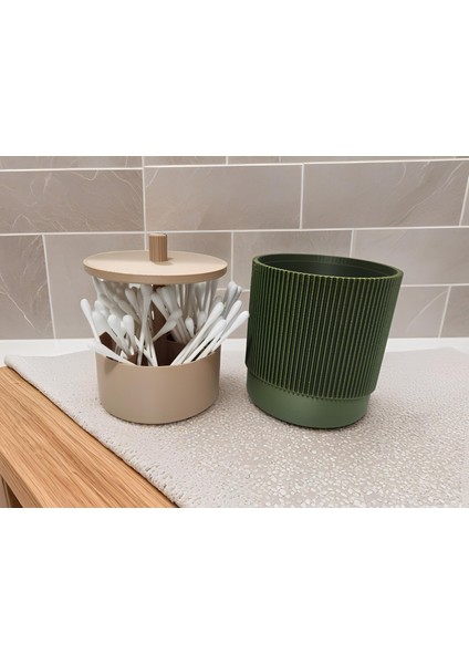 Otomatik Kapanan Şık Kulak Çubuğu Organizeri – Kulak Çöpü, Kulak Pamuğu Kutusu - Modern Tasarım modelleri