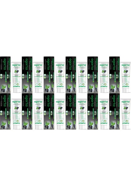 Doğal Diş Macunu 100ML Aktif Karbonlu (12 Li Set)