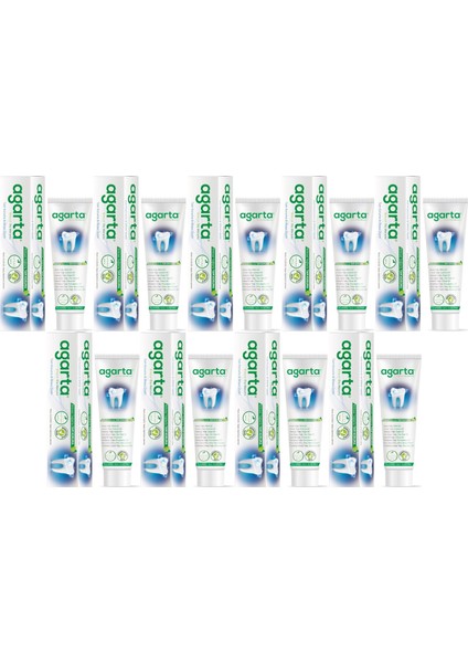 Doğal Diş Macunu 100ML Bitki Özlü (9 Lu Set)