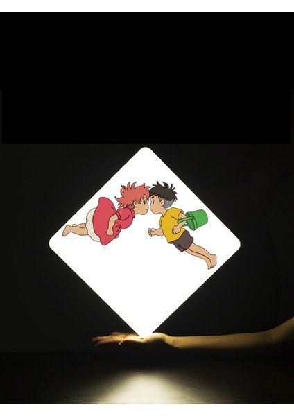 Lüks Çocuk Odası Avize 25WATT-30 cm x 30 cm Lüks LED Aydınlatma, Küçük Denizkızı Ponyo (Yeni) indirimleri
