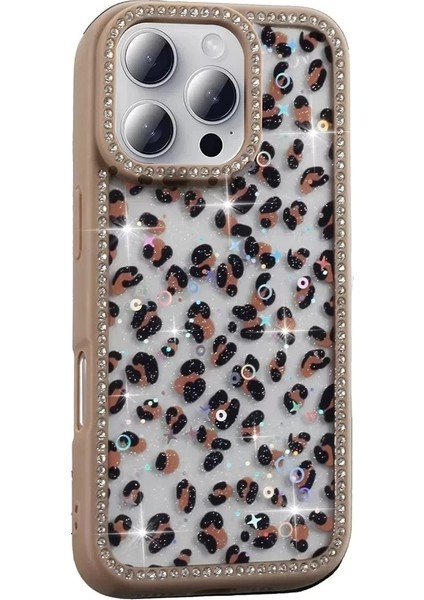 Apple Iphone 16 Pro Max Kılıf Taşlı Simli Kenarları Silikon Parıltılı Azra Kapak Telefon Kılıfı Kamera Korumalı Yıldız&kelebek Desenleriyle modelleri