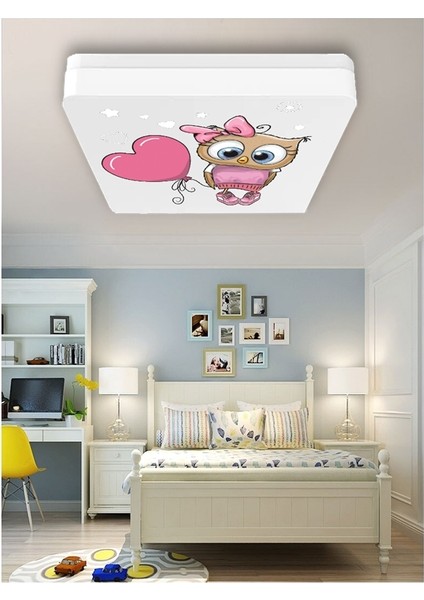 Lüks Çocuk Odası Avize 25WATT-30 cm x 30 cm Lüks LED Aydınlatma, Bayankuş (Yeni) fiyatları
