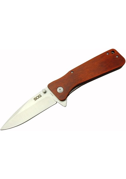 Sog TWI24-CP Rd Outdoor Çakı 23 cm - Ahşap Saplı, Otomatik, Kılıflı