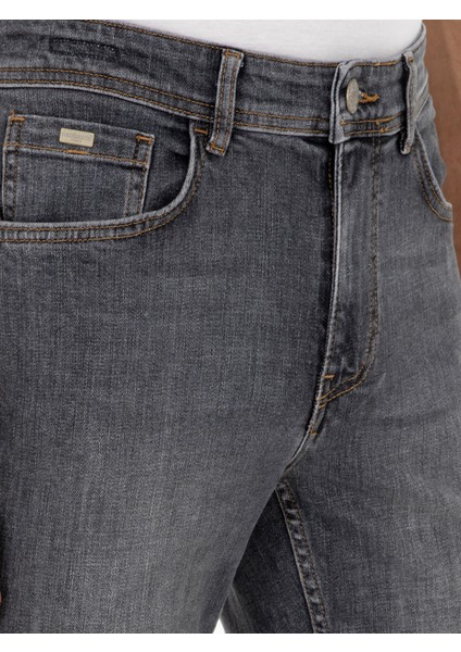 Erkek Antrasit Slim Fit Jean Pantolon 50290520-VR006