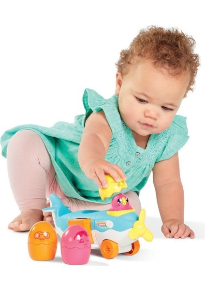 73147 Tomy - 2si1 Arada Uçak ve Saklambaçlı Yumurtalar 12-36 Ay