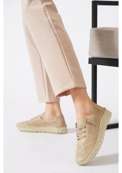 03194 Ortopedik Kadın Günlük Deri Ayakkabı