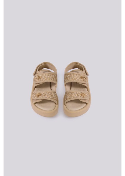 Bg Store Kız Çocuk Bej Ayakkabı