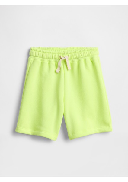 Erkek Bebek Sarı Pull-On Şort