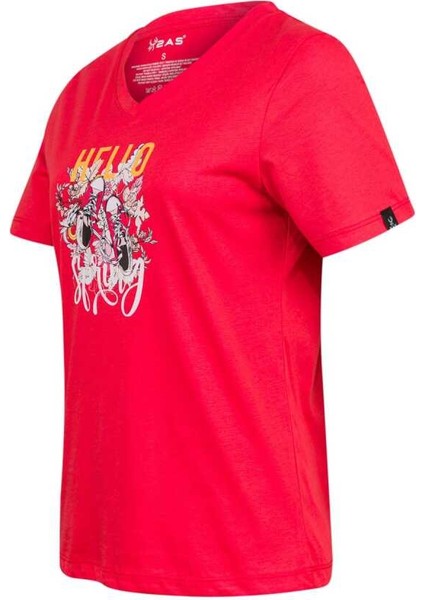 Alone Baskılı V Yaka Kadın T-Shirt 402 fiyatları