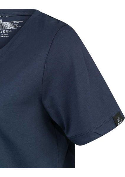 Alone Baskılı V Yaka Kadın T-Shirt 402