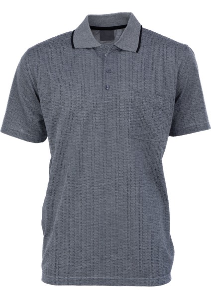 Erkek T-Shirt Yazlık Cepli Kısa Kollu Modern Jakarlı Lonelli Model Rahat Kesim Pamuklu Kumaş
