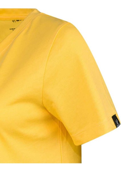 Alone Baskılı V Yaka Kadın T-Shirt 402 modelleri