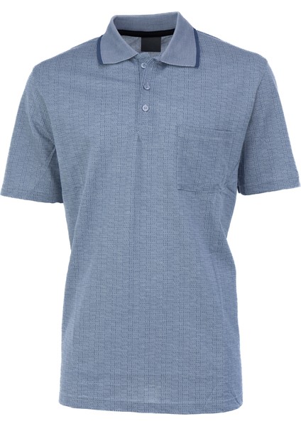 Erkek T-Shirt Yazlık Cepli Kısa Kollu Modern Jakarlı Lonelli Model Rahat Kesim Pamuklu Kumaş