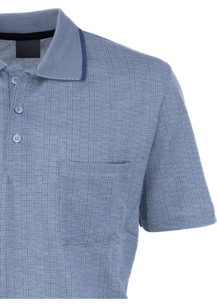 Erkek T-Shirt Yazlık Cepli Kısa Kollu Modern Jakarlı Lonelli Model Rahat Kesim Pamuklu Kumaş modelleri