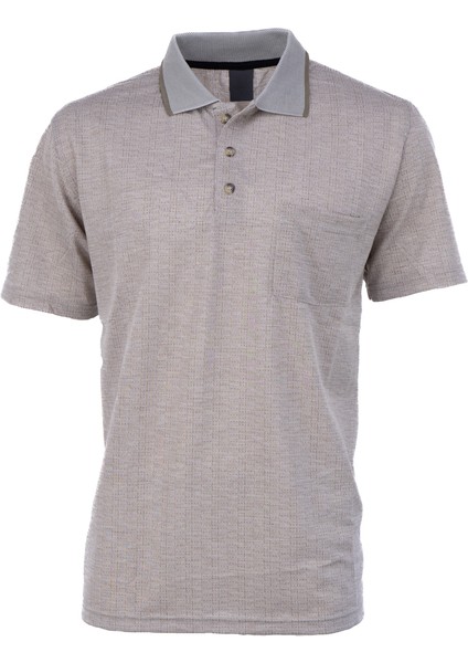 Erkek T-Shirt Yazlık Cepli Kısa Kollu Modern Jakarlı Lonelli Model Rahat Kesim Pamuklu Kumaş