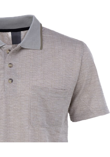 Erkek T-Shirt Yazlık Cepli Kısa Kollu Modern Jakarlı Lonelli Model Rahat Kesim Pamuklu Kumaş modelleri