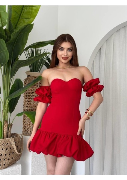 Peyda Straplez Elbise modelleri