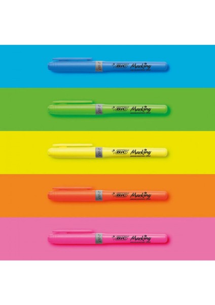 Pastel 6 Pastel + 6 Canlı Renk 12'li Fosforlu Kalem - Blister