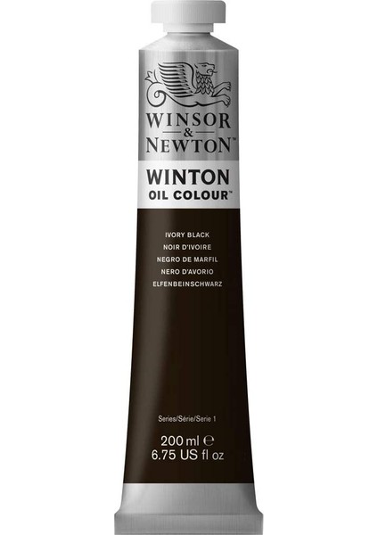 Winsor Newton Winton Yağlı Boya 200ML Ivory Black / 331