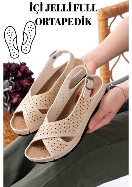 Ortapedik Taban Cırtlı Sandalet Şık Modern Günlük Sandalet fiyatları