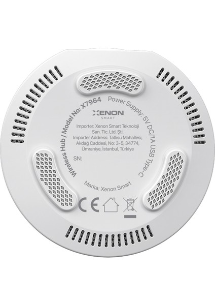 Zigbee 3.0 & Wi-Fi & Ble Akıllı Ev Ağ Geçidi Kablosuz Bluetooth Köprü Cihazı Tuya Uyumlu Gateway Hub X7964