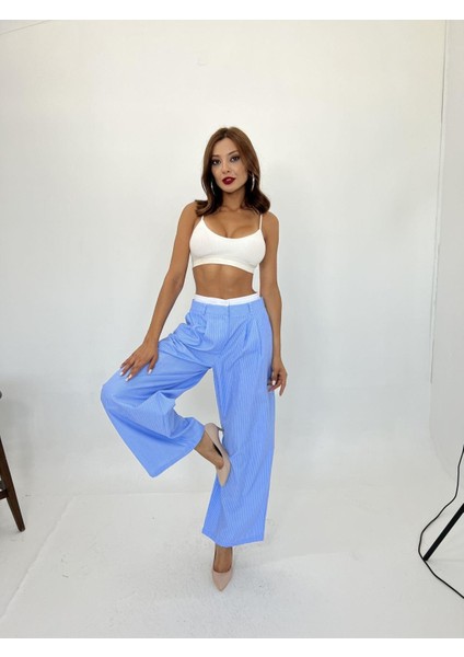 7109 Pantolon-Dallas Çizgili