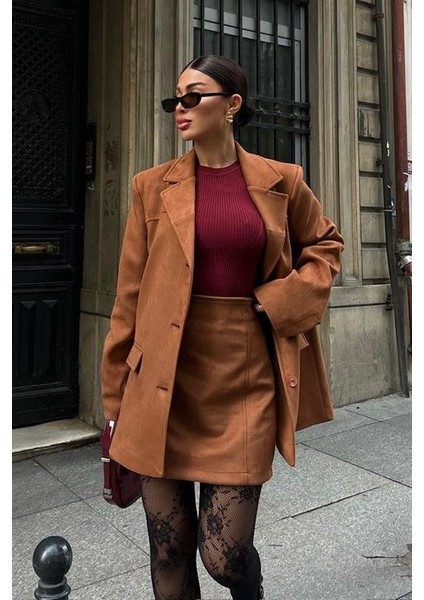 Mini Etekli Süet Takım 9935 modelleri