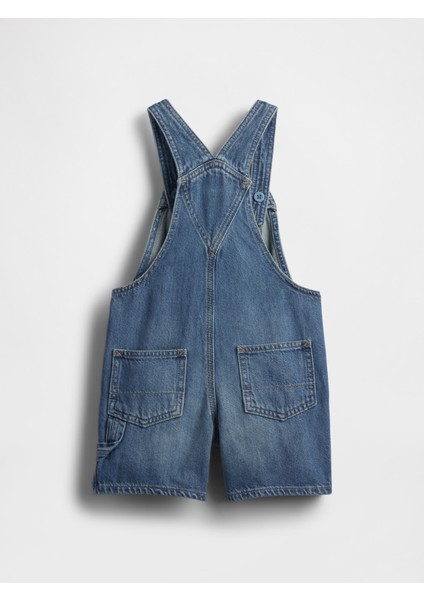 Erkek Bebek Lacivert Denim Tulum