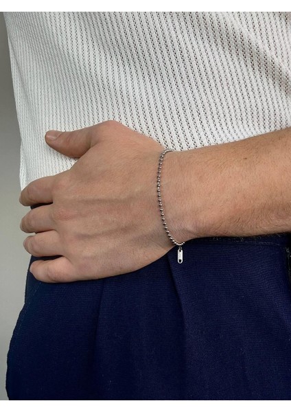Silver Dot Chain Bracelet