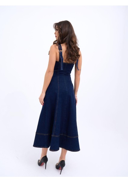 7090 Kot Elbise-Mavi fiyatları