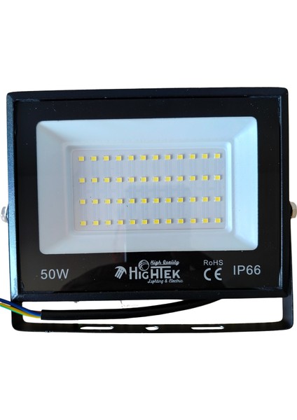 50 Watt LED Projektör 4500 Lm -Ip 66 Su Geçirmez 6500K Beyaz Işık - Siyah Kasa fırsatları