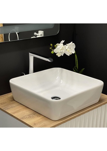 Seramik One Lavabo 46 x 46 cm