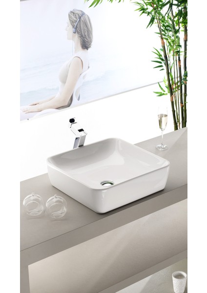 Seramik One Lavabo 46 x 46 cm modelleri