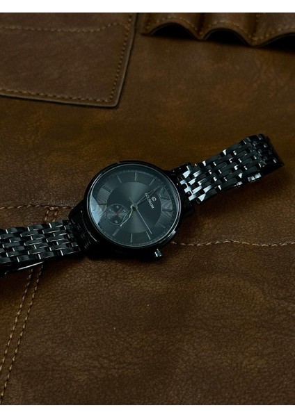 Woman Black Cord Vintage Wristhwatch