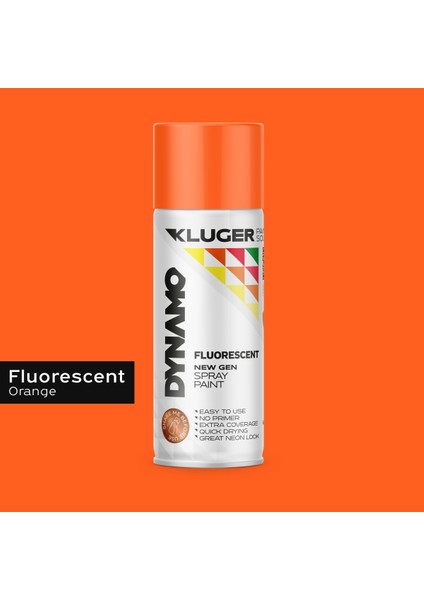 Floresan Turuncu Sprey Boya 452