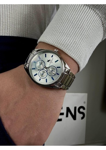 C.p Silver Cord Old Money Wristhwatch