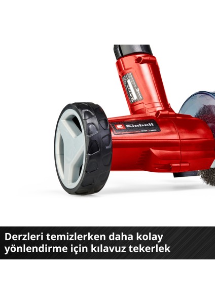 Akülü Derz Temizleme Makinesi GC-CC 18 Li Solo Power X-Change (kademesiz teleskopik tutamak, değiştirilebilir fırçalar, akü ve şarj cihazı dahil değildir) - 3424050