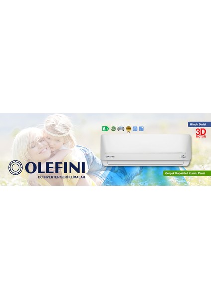 Hitech Dcm 12000 Btu Duvar Tipi Inverter Split Klima A++ ( Montaj Dahil )