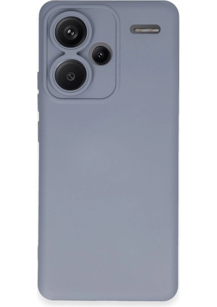 Xiaomi Redmi Note 13 Pro Plus Kılıf Nano Içi Kadife Silikon - Gri Gnzrz
