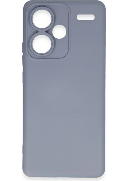 Xiaomi Redmi Note 13 Pro Plus Kılıf Nano Içi Kadife Silikon - Gri Gnzrz