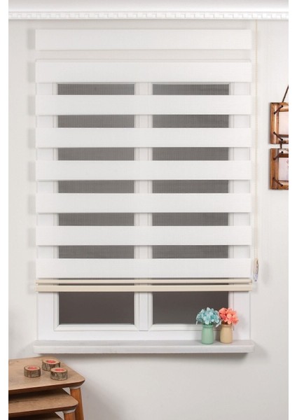 Networkavm Düz Beyaz Zebra Perde fiyatları