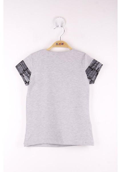 Kız Çocuk Çerçeve Baskılı Taş Işlemeli Tişört fiyatları